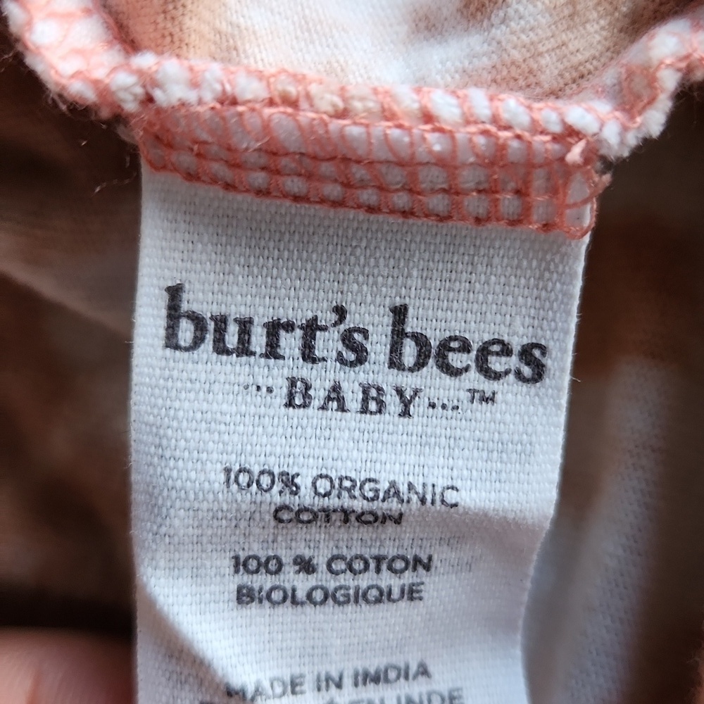 Burt’s Bees Baby Orange Tie-Dye Romper - Picture 12 of 12